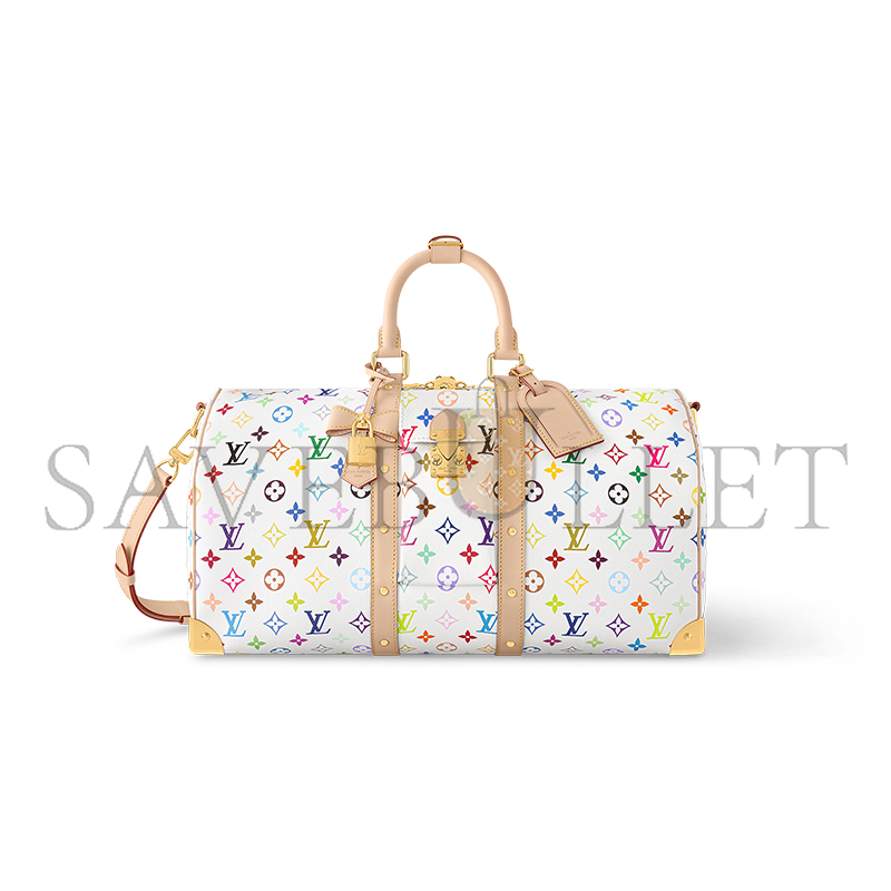 LOUIS VUITTON MURAKAMI LV X TM KEEPALL BANDOULIÈRE 45 M13742 (45*27*20cm) LOUIS VUITTON MURAKAMI LV X TM KEEPALL BANDOULIÈRE 45 M13742 (45*27*20cm)